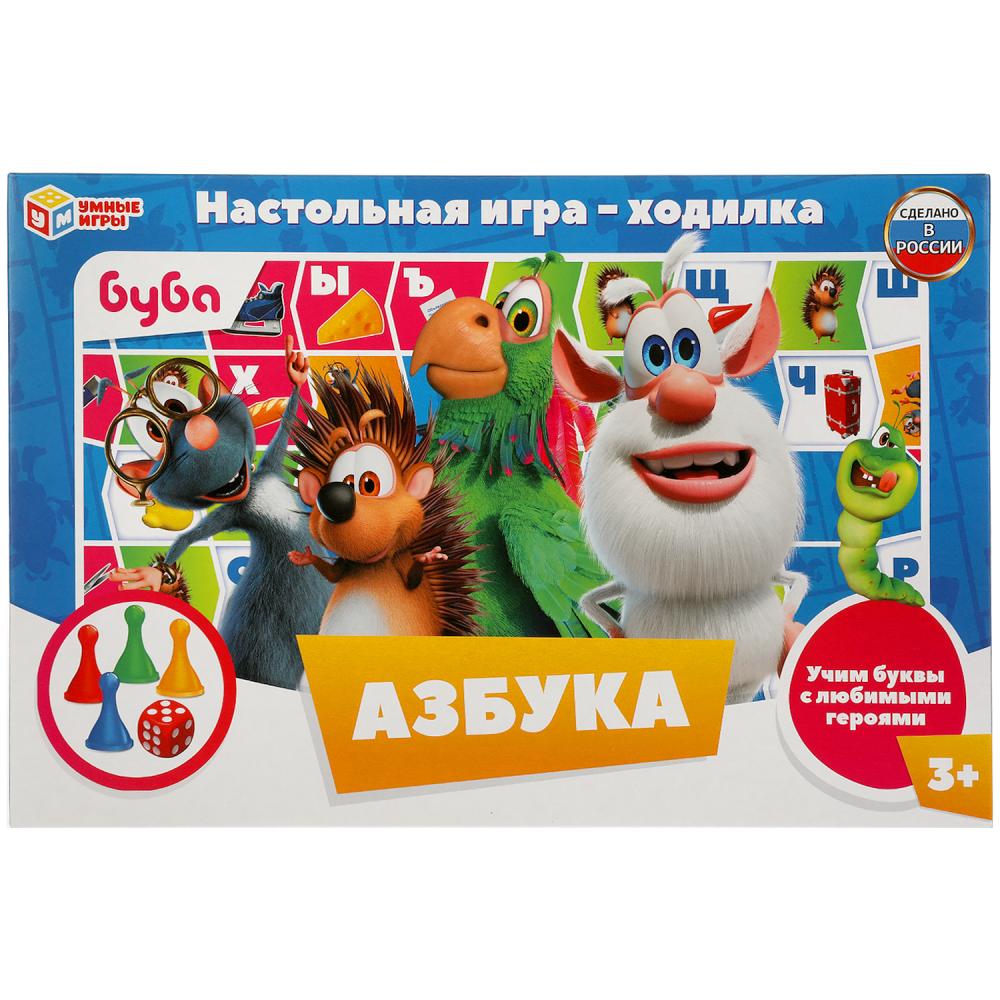 Азбука. Буба. Настольная игра-ходилка. Умные игры в кор.20шт 4680107921420  купить на самой большой базе игрушек в Воронеже за 149.80 руб., код 9200660